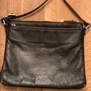 Margot Black zip crossbody bag